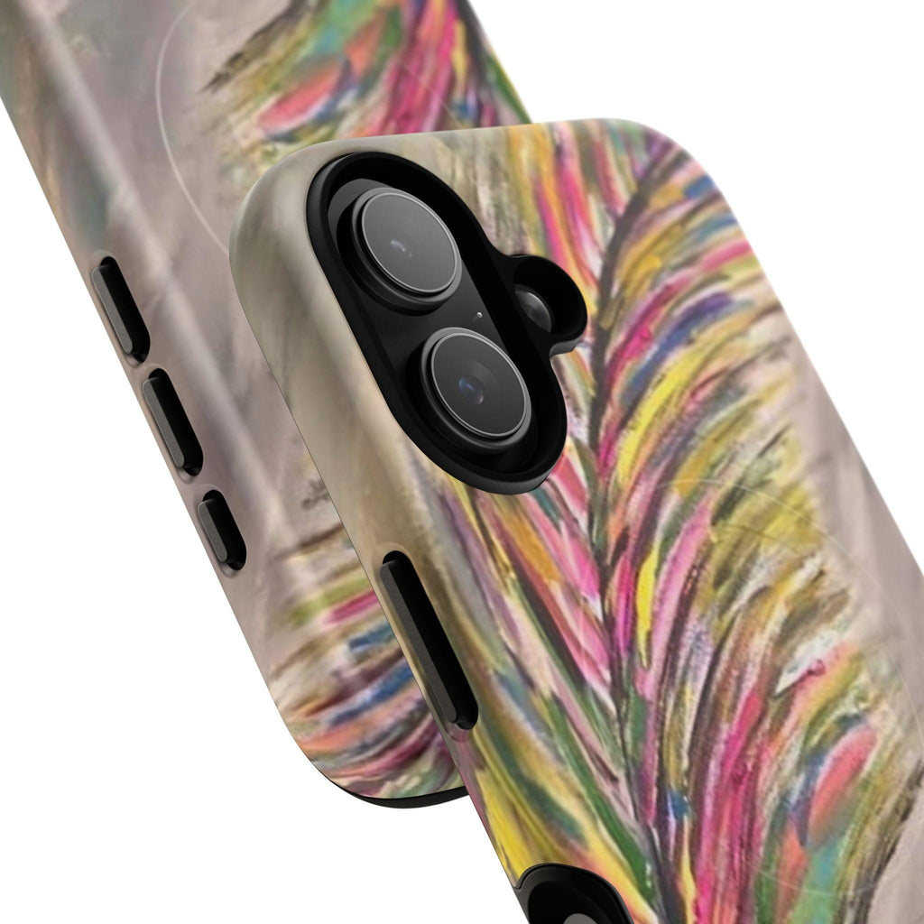 Colorful Feather Phone Case | Tough Magnetic Case