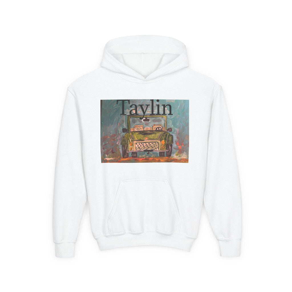 Vintage Truck Painting Hooded Sweatshirt | Retro Car Art Hoodie