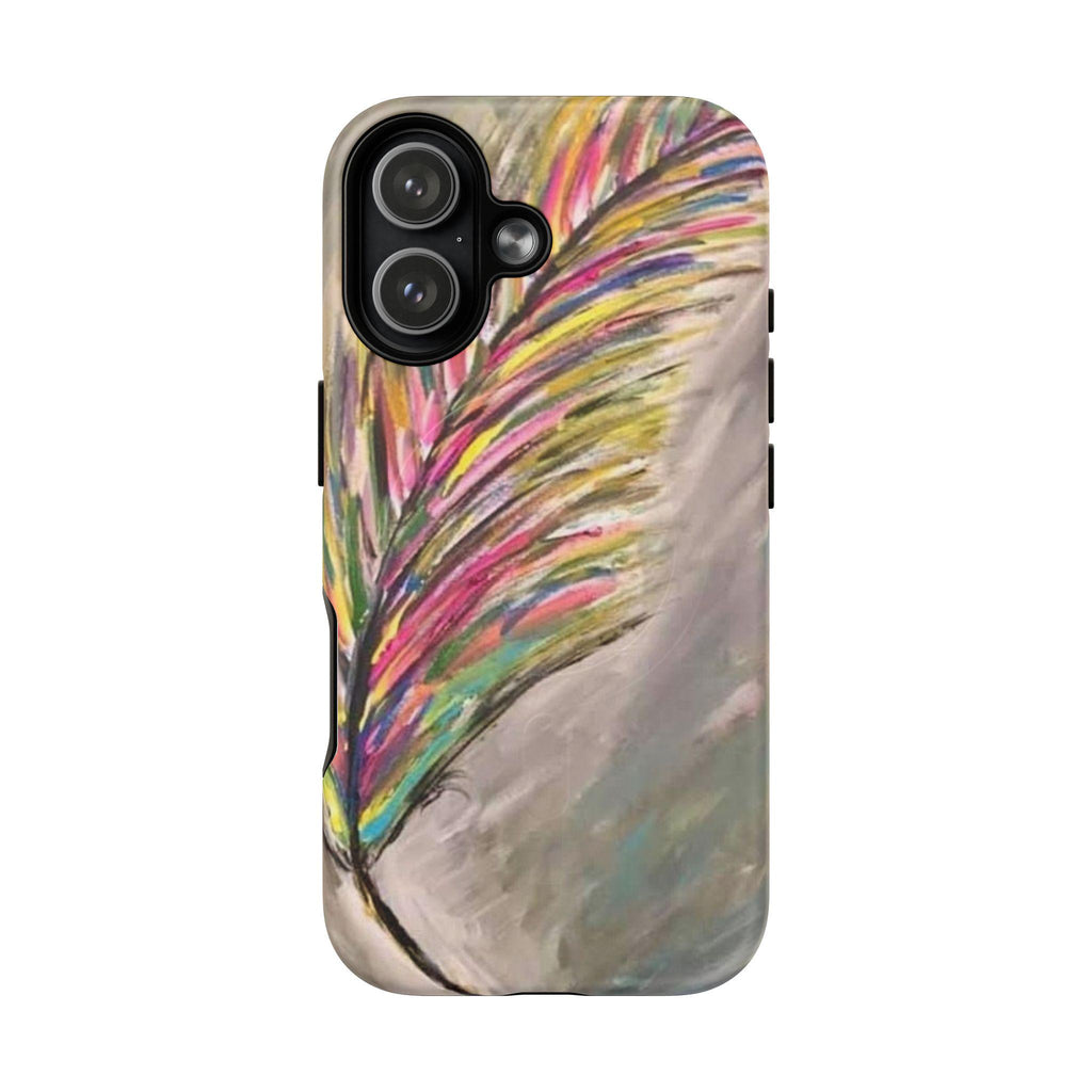 Colorful Feather Phone Case | Tough Magnetic Case