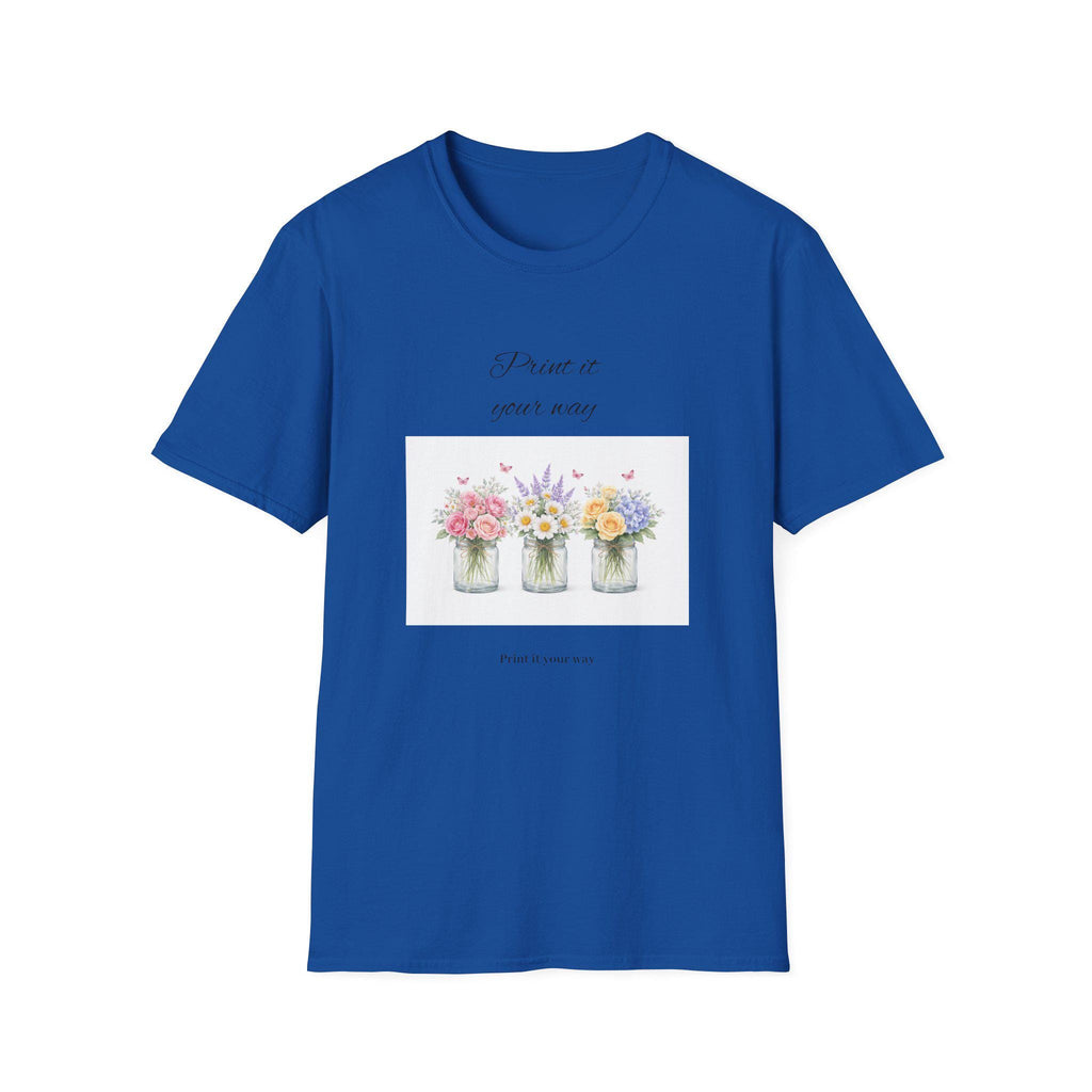 Spring Floral Mason Jars T-Shirt | watercolor flowers
