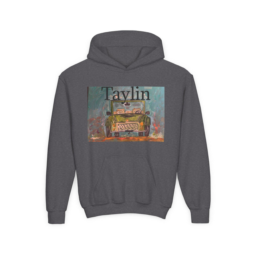 Vintage Truck Painting Hooded Sweatshirt | Retro Car Art Hoodie