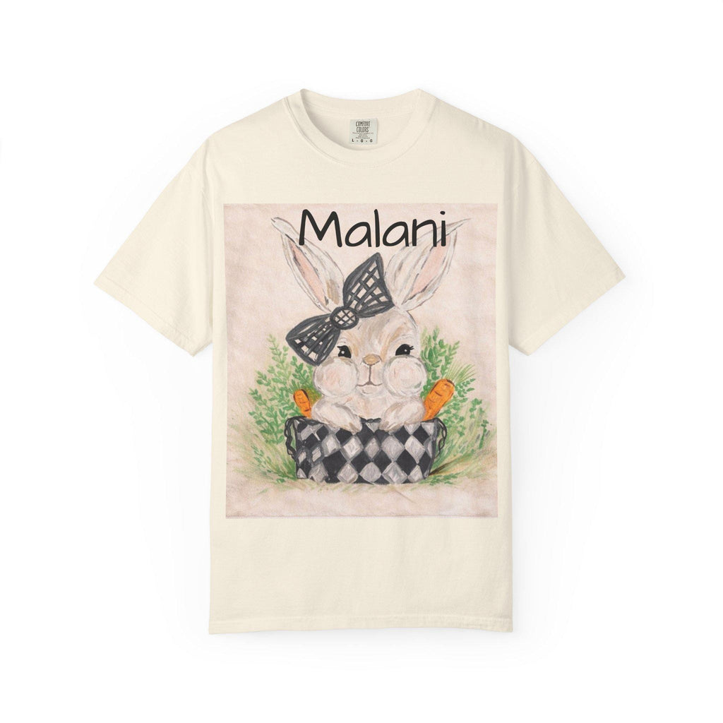 Bunny with Carrots T-shirt | Watercolor Bunny Illustration