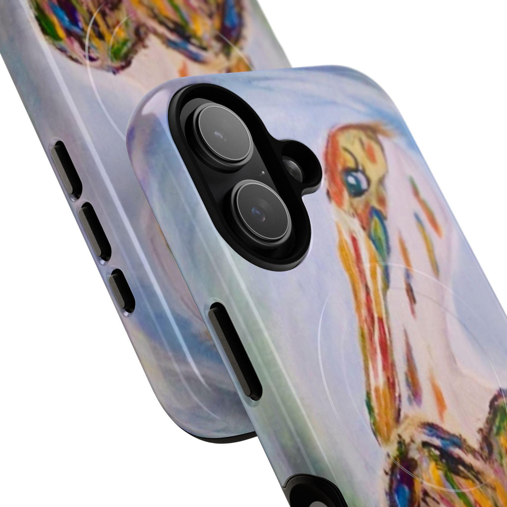 Colorful Pelican Heart Phone Case | Tough Magnetic Case
