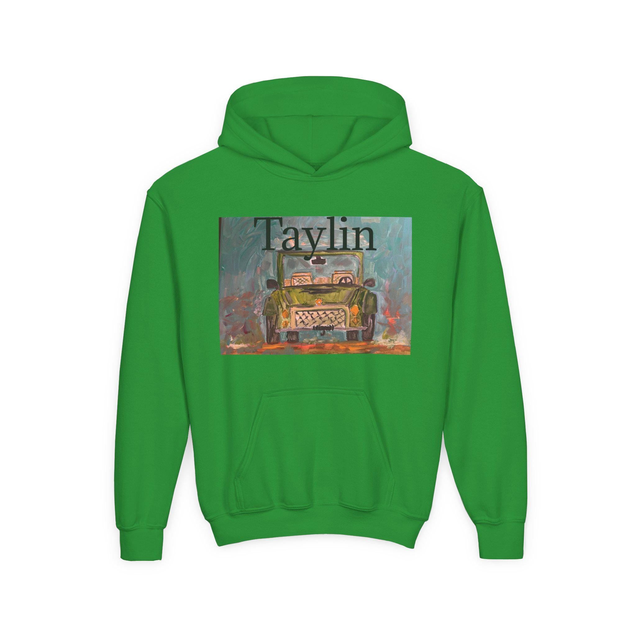 Vintage Truck Painting Hooded Sweatshirt | Retro Car Art Hoodie