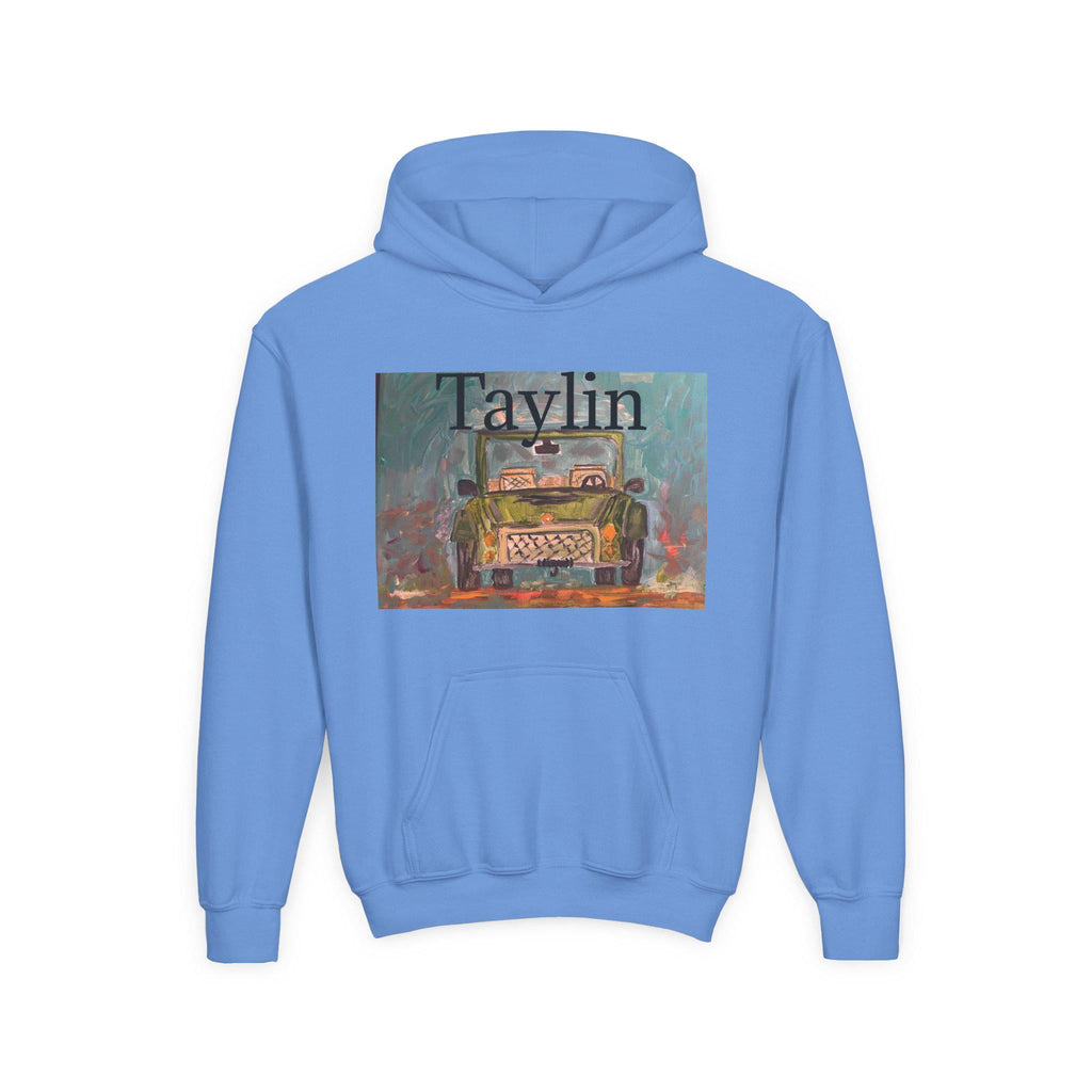 Vintage Truck Painting Hooded Sweatshirt | Retro Car Art Hoodie