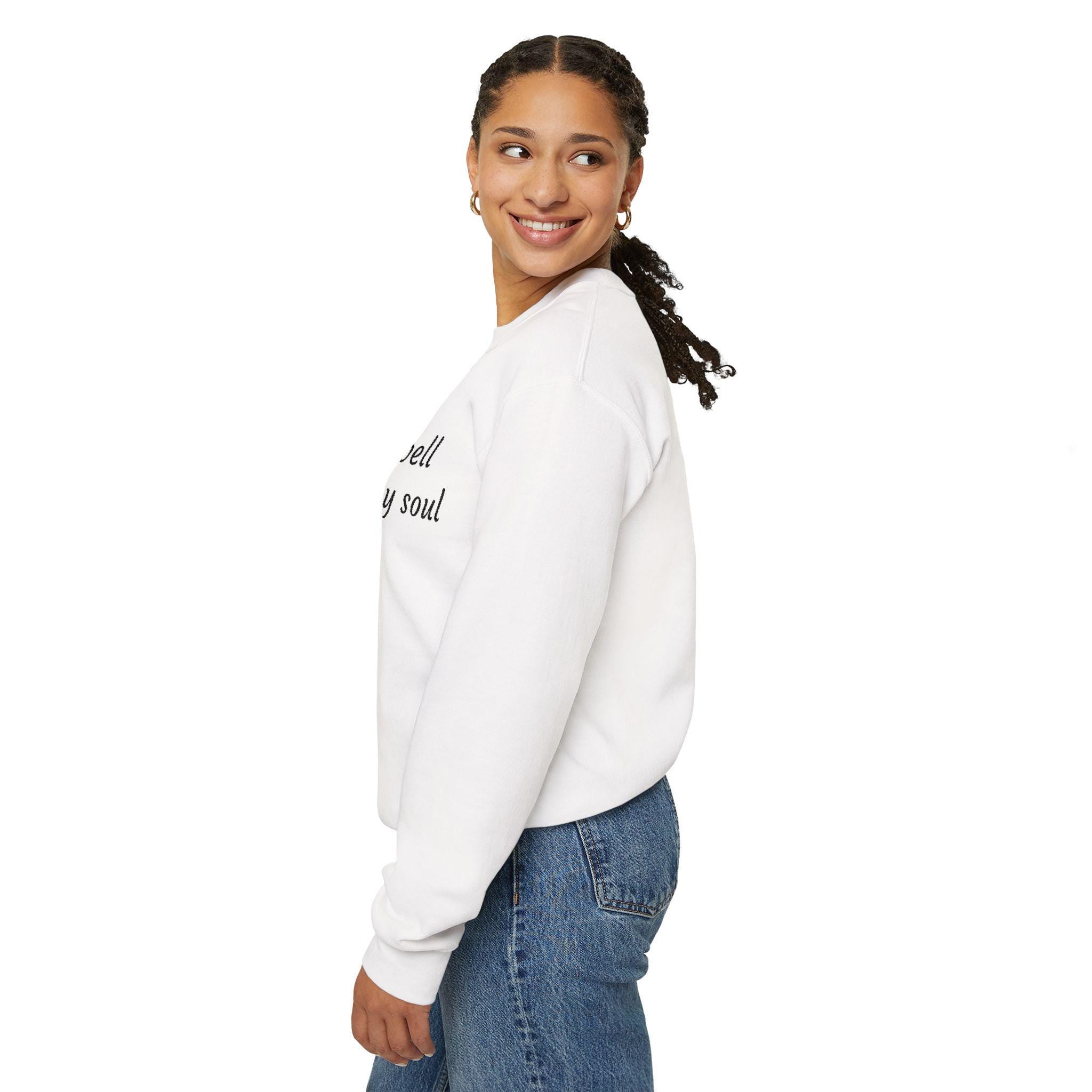 All Is Well With My Soul sweatshirt | Christian faith typography