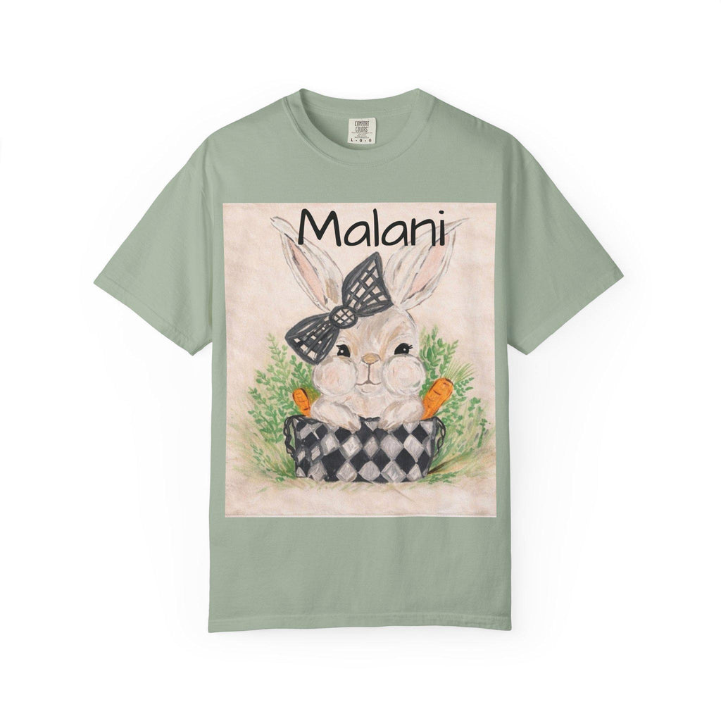 Bunny with Carrots T-shirt | Watercolor Bunny Illustration
