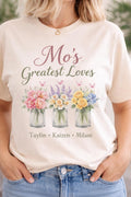 Spring Floral Mason Jars T-Shirt | watercolor flowers