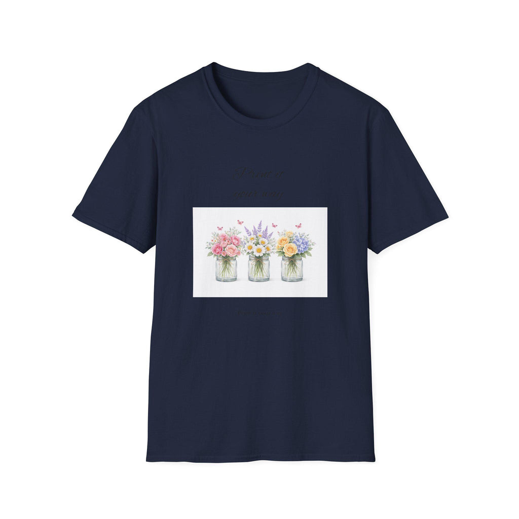 Spring Floral Mason Jars T-Shirt | watercolor flowers