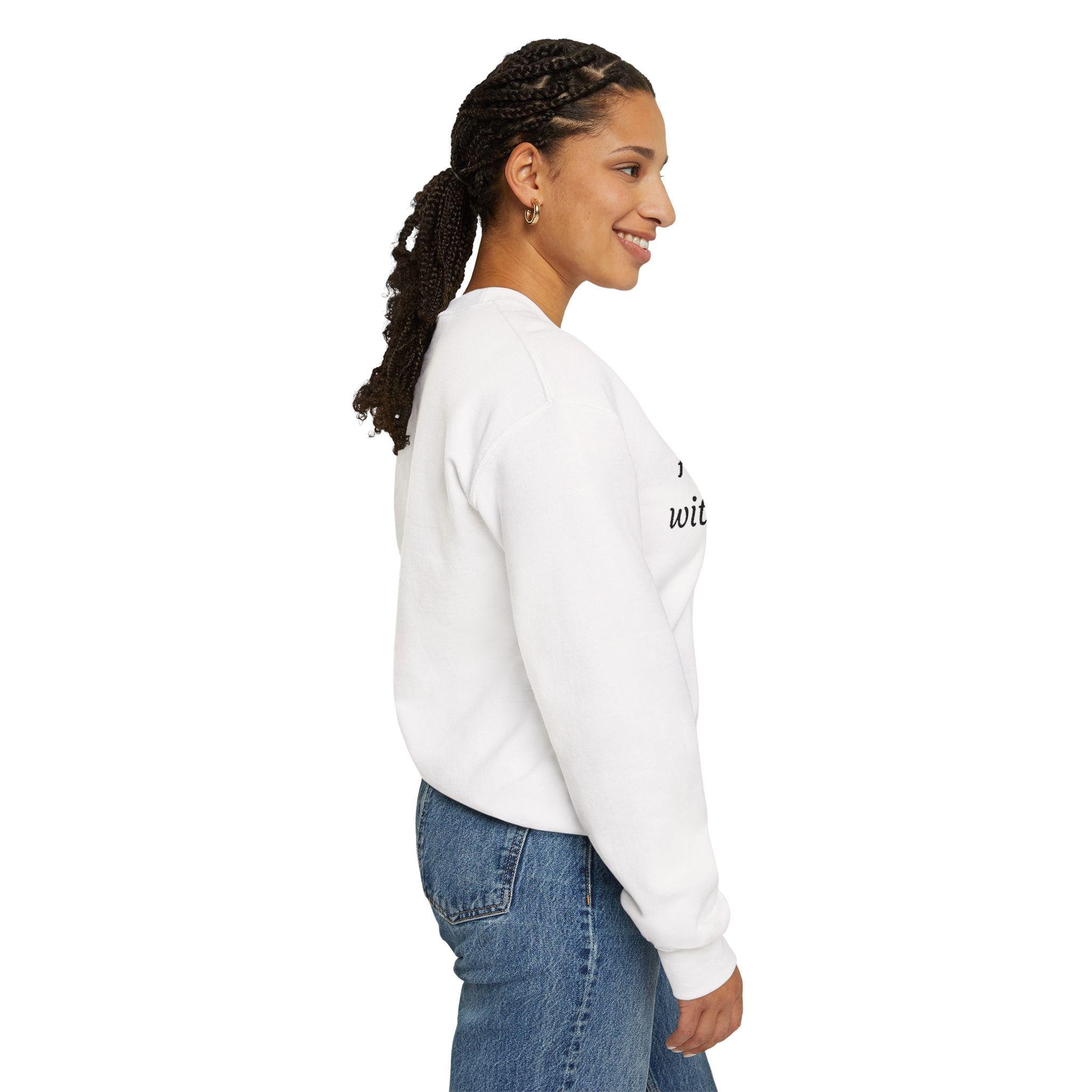 All Is Well With My Soul sweatshirt | Christian faith typography