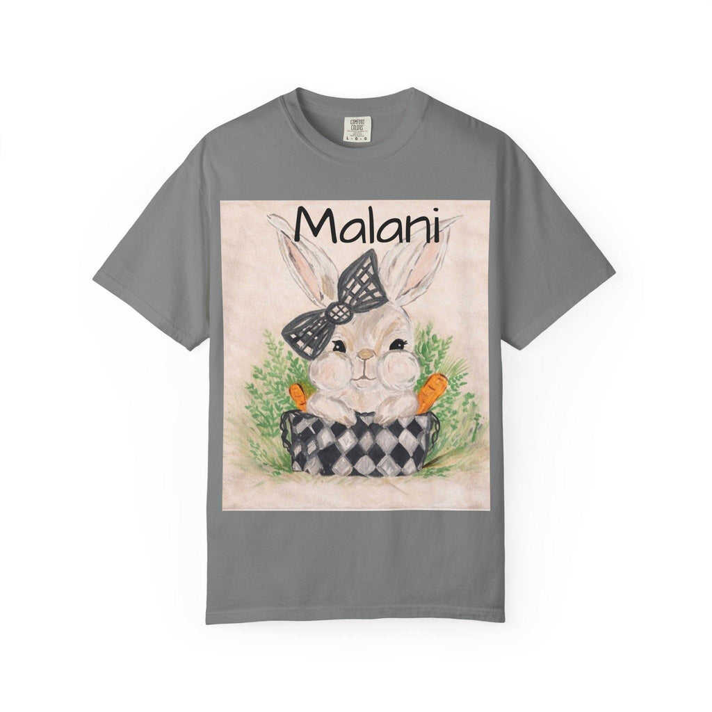 Bunny with Carrots T-shirt | Watercolor Bunny Illustration